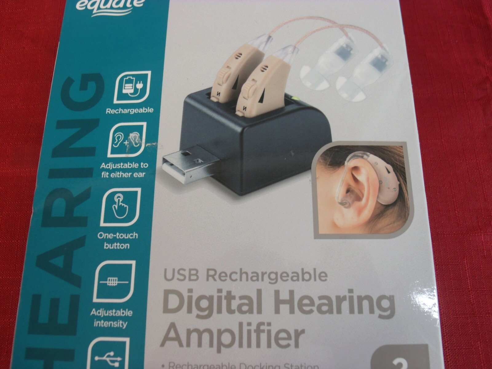 Equate USB Rechargeable Digital Hearing Amplifier for sale online eBay