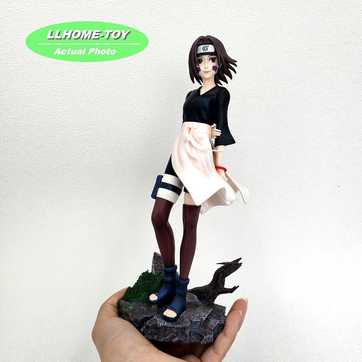 Anime Ninja Nohara Rin Cute Girl Stand Figure Statue Toy Gift Desk