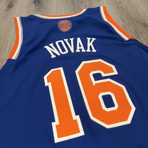 Steve Novak New York Knicks Adidas NBA Sewn Jersey Size Men’s Large (+2) - Picture 8 of 10