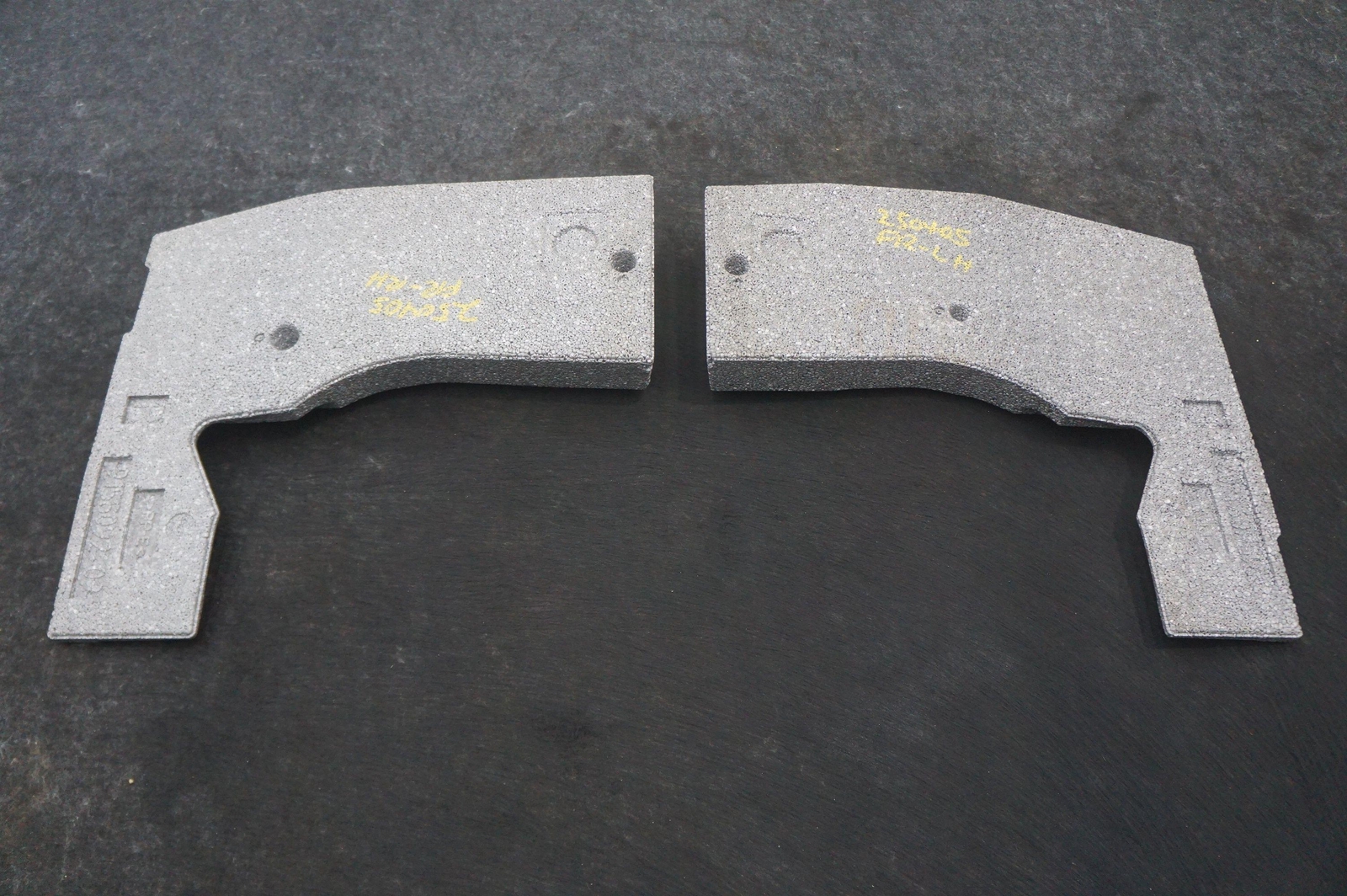 Set Front Left Right Footwell Foam 51479156091 Rolls Royce Ghost Series I 09-14