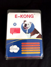 E-Kong Inflatable Collar For Injuries Rashes Post Surgery Size M 8-12" Neck