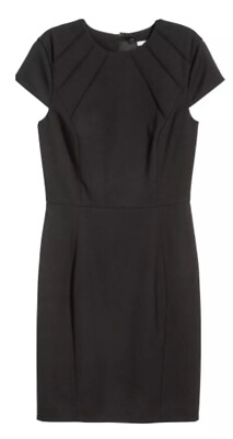 black fitted sheath dress Kirby Black Mini Dress - 6