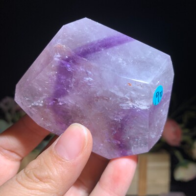 135g Natural Amethyst Free Form Crystal Quartz Healing Energy Mineral 69mm