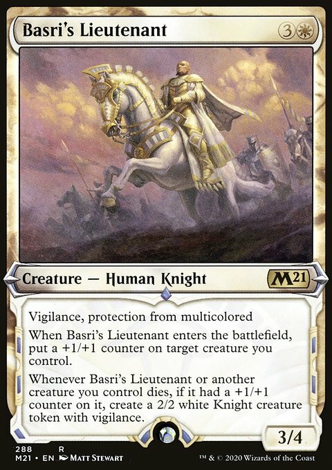 Magic the Gathering MTG Basri's Lieutenant (288) Core Set 2021   LP