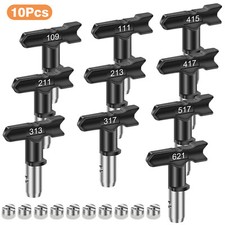 10x Reversible Paint Sprayer Tip 109-621 Nozzle Tips for Airless Paint Spray Gun
