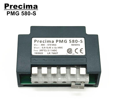 Precima PMG 580-S LR 76927 400-575 VAC 2/1 ADC 0,9/0,45 Brake Rectifier Module