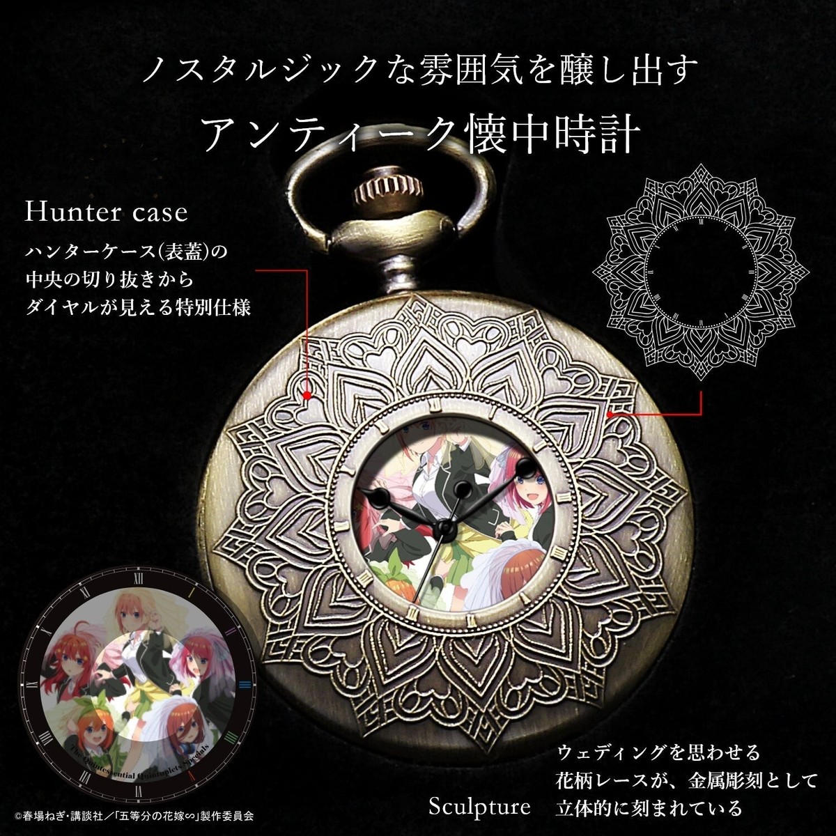 The Quintessential Quintuplets Pocket watch group Japan limited