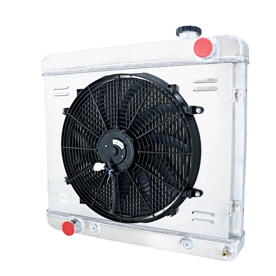 3 Row Radiator Shroud Fan Fit 1960-1964 Buick Skylark LeSabre/Electra Special AT Foto 4 de 4