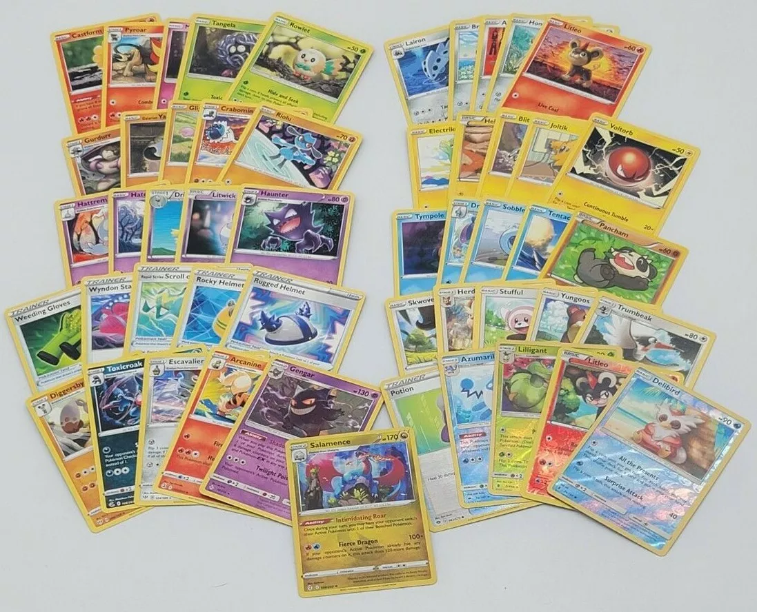  Pokemon TCG: Random Cards from Every Series, 50 Cards in Each  Lot : Toys & Games