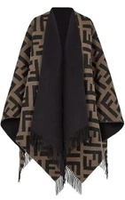 Luxury Quality Designer Fen Fen Cape Shawl