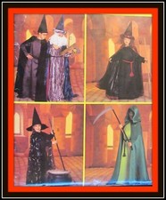 Childs COSTUME Wizard, Witch, Grim Reaper McCall's P205 Craft Sewing Pattern