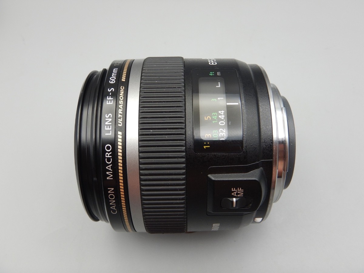 Canon EF-S 60mm f/2.8 USM Macro Lens with Caps [Read] | eBay