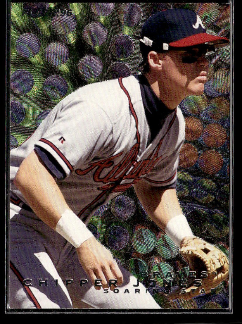 1996 Fleer Update #5 Chipper Jones Soaring Stars