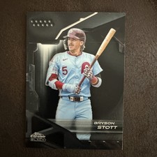 2026 Topps Chrome Black - Bryson Stott Phillies New Release Base #115