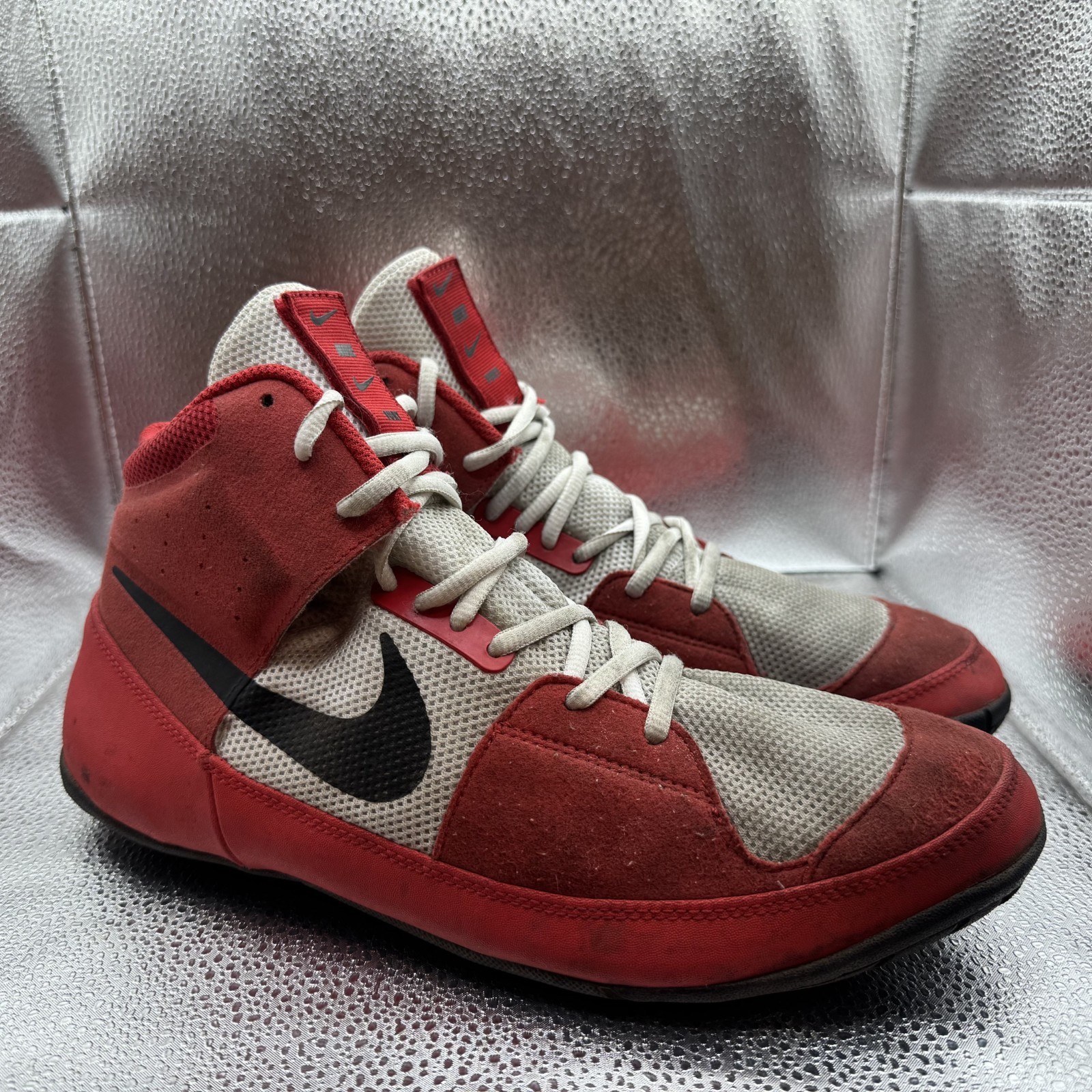 Nike Fury MMA Wrestling Boxing Boots in University Red Size 11.5 AO2416-601