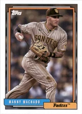 2021 Topps Update '92 Topps Redux Manny Machado San Diego Padres #T9240 TW26700