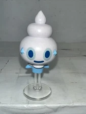 Pokemon Jazwares Vanillite Glitter Sparkle Figure 1.5” Pvc W/stand