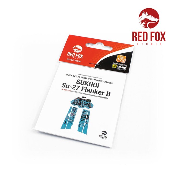 Red Fox Studio RFSQS-32056 - 1/32 Sukhoi Su-27 Flanker B (For Trumpeter Kit) - N-image