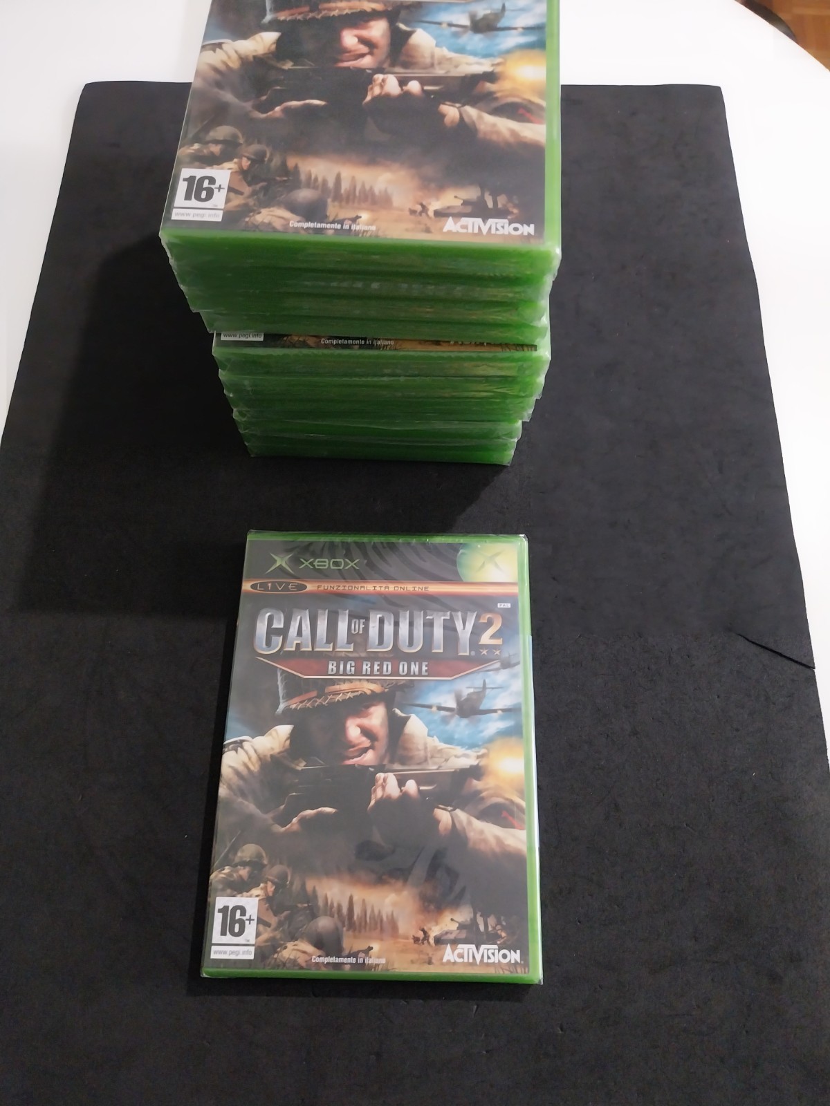 CALL OF DUTY 2 BIG RED ONE XBOX Premier Modèle PAL Italien Nouveau Scellé