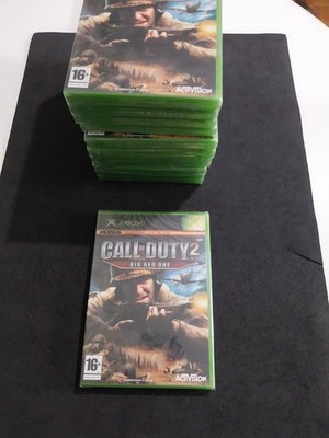 CALL OF DUTY 2 BIG RED ONE Xbox Erster Modell Pal Italienisch Neu Versiegelt