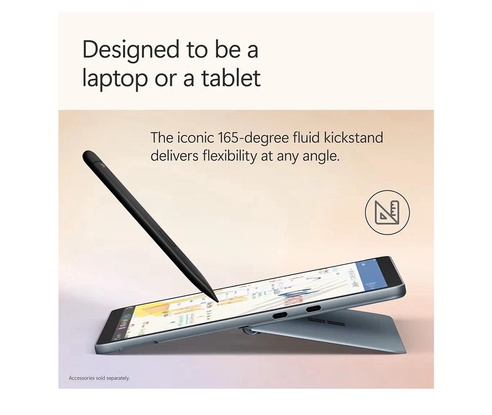 Microsoft Surface Pro 12” (2025)  16GB 512GB Snapdragon X Plus - OCEAN COLOR - Image 4 of 4