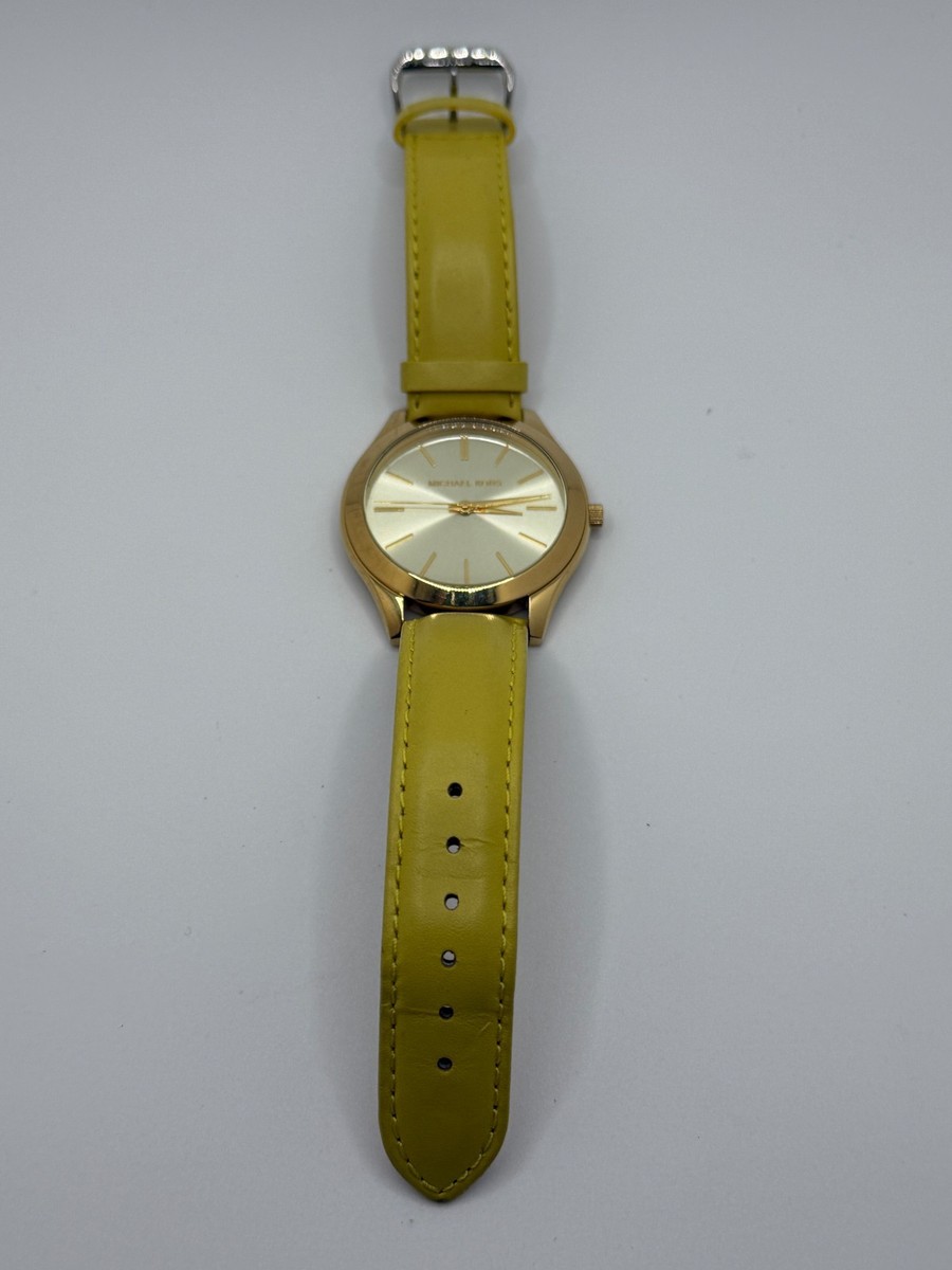 Michael Kors MK3179 Slim Runway Watch Womens Leather Band  display picture 3