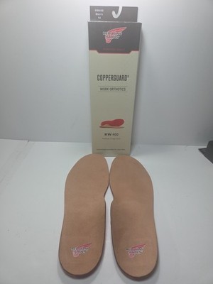 Red Wing CopperGuard Work Orthotics RW400 Mens 14 High Arch Insoles Comfort Shoe