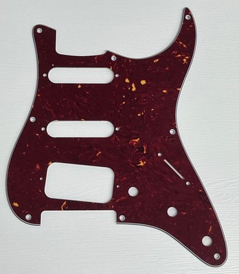 Red Pickguard Scratch Plate Fit Fender 57 Stratocaster 8-Hole HSS Guitar