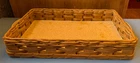 Vtg baking dish wicker basket 14"x9"x2", Made for PYREX Brand 233, Corning NY