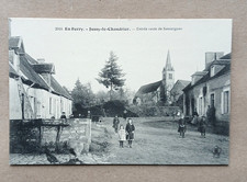Très jolie carte postale ancienne CPA de Jussy le Chaudrier CHER petit Village
