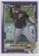 2021 Bowman Chrome Prospects Purple Shimmer Refractor /250 Alexander Mojica 11cz