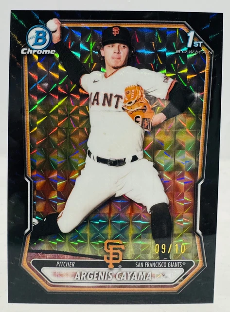 2026 Bowman Chrome Argenis Cayama 1st #BCP-114 Black Geometric /10