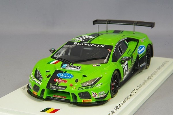 Lamborghini Huracan GT3 #18 24 H SPA 2018 Perez Giraudi Spark SB306 1:43-image