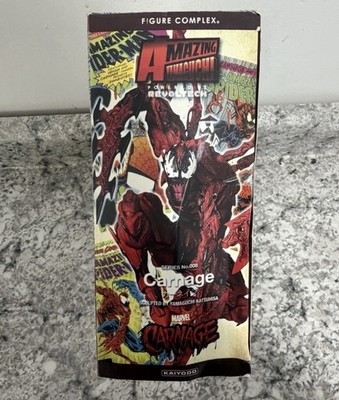 Revoltech Amazing Yamaguchi Venom #003 & Carnage #131 Complete NEW