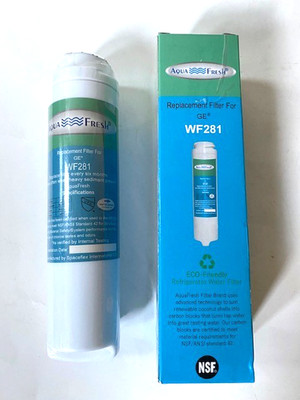 Aqua Fresh Refrigerator Water Filter WF281 for GE Kenmore Hotpoint - NEW, Sealed
