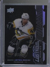 2018-19 SPx UD Black Lustrous Rookies Auto Zach Aston-Reese #LR-ZA Auto n7r