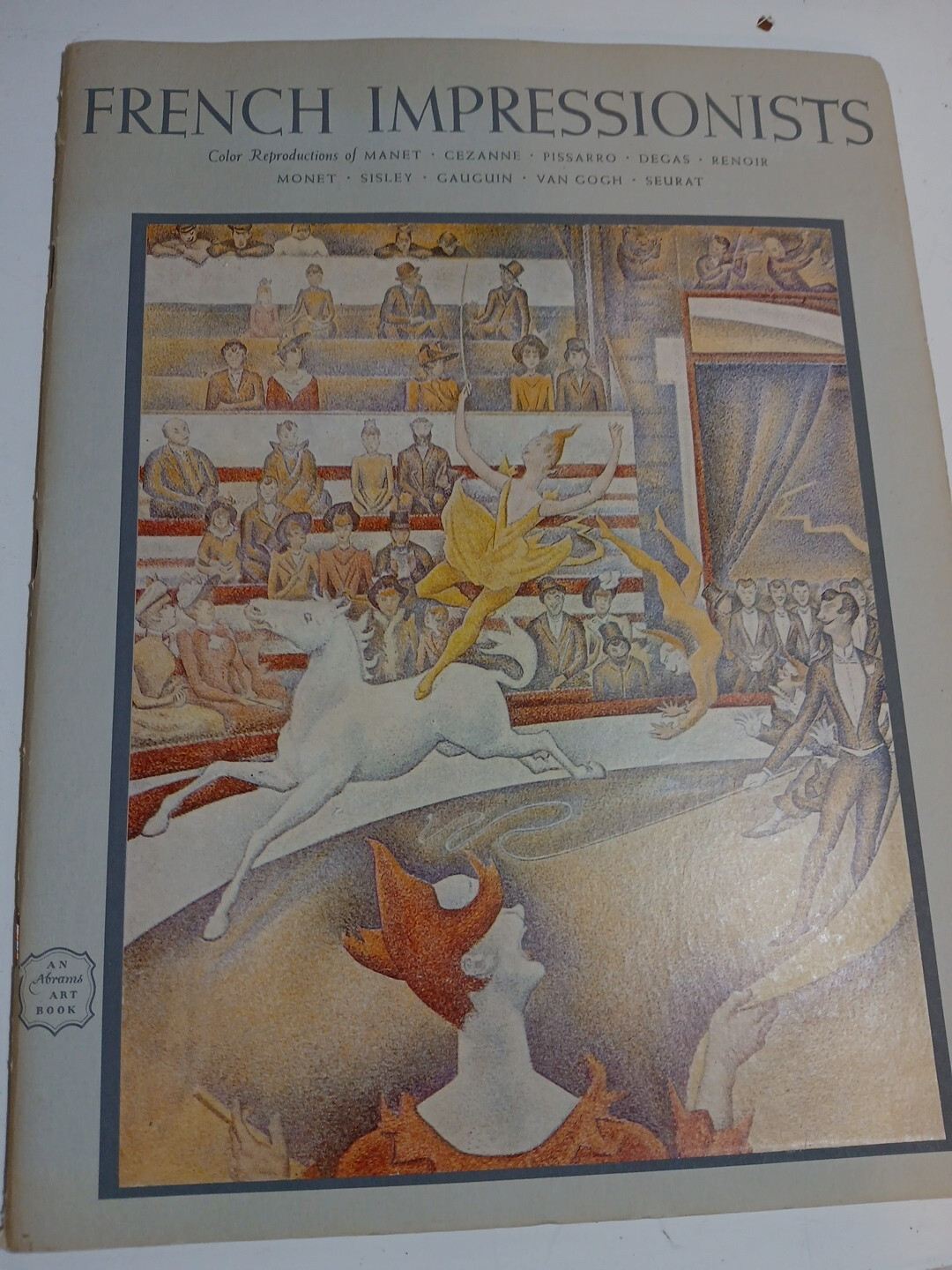 French Impressionists  1952 Abrams Art Book -- Cezanne Degas Renoir Monet