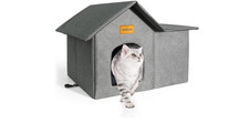 Casa Para Gatos Para Exterior y Interior De Invierno Con Calefacci n Impermeable