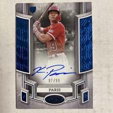 2024 Topps Tier One Blue Kyren Paris ROOKIE Auto 97/99 AE