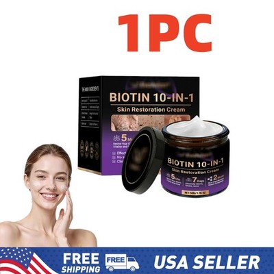 Biotin 10-in-1 Skin Restoration Cream, 2026 Professional Skin Treatment Cream ~
