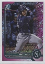 2022 Bowman Chrome Prospects Fuchsia Shimmer Refractor 130/199 Harry Ford 0rt6