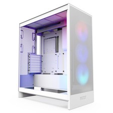 NZXT H7 Flow RGB Mid-Tower ATX Airflow Case with RGB Fans cmh72fwr1