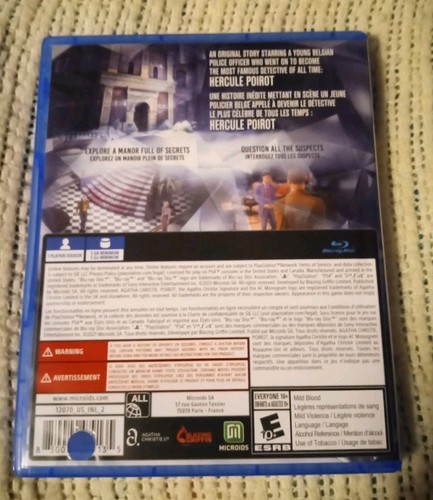 Agatha Christie Hercule Poirot Le prime custodie (PS4) PlayStation 4. Microidi - Foto 2 di 3