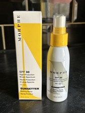 Morphe Sunsetter Setting Spray SPF 30 High-Protection Broad-Spectrum 100ml BNIB