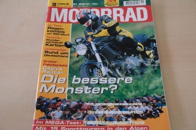2) Motorrad 19/1999 - Egli-Enfield Super Bullet C - Tips für Yamaha TRX 850 Geb