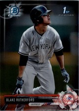 2017 Bowman Chrome Prospects #BCP121 Blake Rutherford - BB