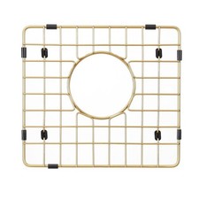 Matte Gold 304 Stainless Steel Kitchen Sink Bottom Grid Rack 11.5x10.5 Inch