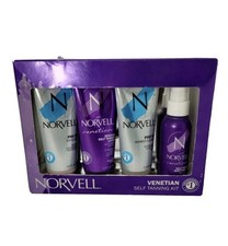Norvell Venetian Self-Tanning Kit Lotion Cleanser Exfoliator
