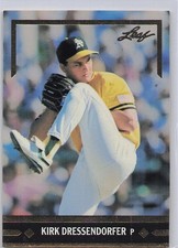 1991 Leaf #BC13 Kirk Dressendorfer Gold Rookies