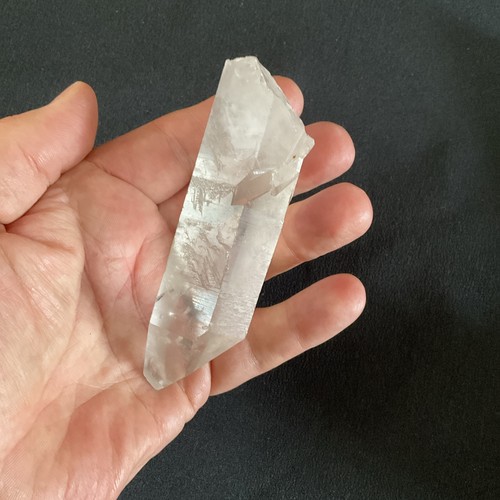 10cm Long Clear Quartz Quality Crystal Therapy 194g - Foto 2 di 8